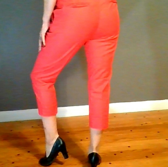 Willi Smith bright pink ankle slacks - Picture 2 of 6